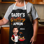Custom Photo Grilling Gifts for Dad - Personalized Apron