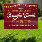 A Journey Worth Every Step - Family Personalized Custom Yard Sign - Graduation Gift For Family