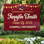 A Journey Worth Every Step - Family Personalized Custom Yard Sign - Graduation Gift For Family