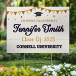 A Journey Worth Every Step - Family Personalized Custom Yard Sign - Graduation Gift For Family