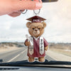 Wise And Ready - Family Personalized Custom Car Ornament - Acrylic Custom Shaped - Graduation Gift For Family Members, Siblings, Brothers, Sisters