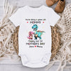 A Little Dino’s Big Love For Mommy - Family Personalized Custom Baby Onesie - Mother's Day, Baby Shower Gift, Gift For First Mom