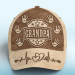 Custom Name Grandpa Gifts for Grandfathers - Personalized Classic Cap