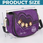 Custom Name Grandma Gifts for Women - Personalized Leather Saddle Bag