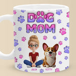 Custom Name Dog Mom Gifts for Women - Personalized Mugs