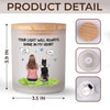 Faithful Friend, Eternal Love - Memorial Personalized Custom Printed Glass Jar With LED Candle - Sympathy Gift For Pet Owners, Pet Lovers