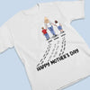 Following In Your Footsteps With Love & Gratitude -  Family Personalized Custom Unisex T-shirt, Premium T-shirt, Hoodie - Mother's Day Gift For Mom, Grandma