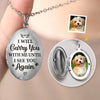 Custom Photo You Left Paw Prints On My Heart - Memorial Personalized Custom Locket Necklace - Sympathy Gift For Pet Owners, Pet Lovers