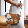Love, Licks, And Wagging Tails - Dog Personalized Custom Leather Saddle Bag - Gift For Pet Owners, Pet Lovers