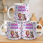 Custom Name Dog Mom Gifts for Women - Personalized Mugs