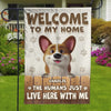My House, My Rules - Dog Personalized Custom Flag - Gift For Pet Owners, Pet Lovers