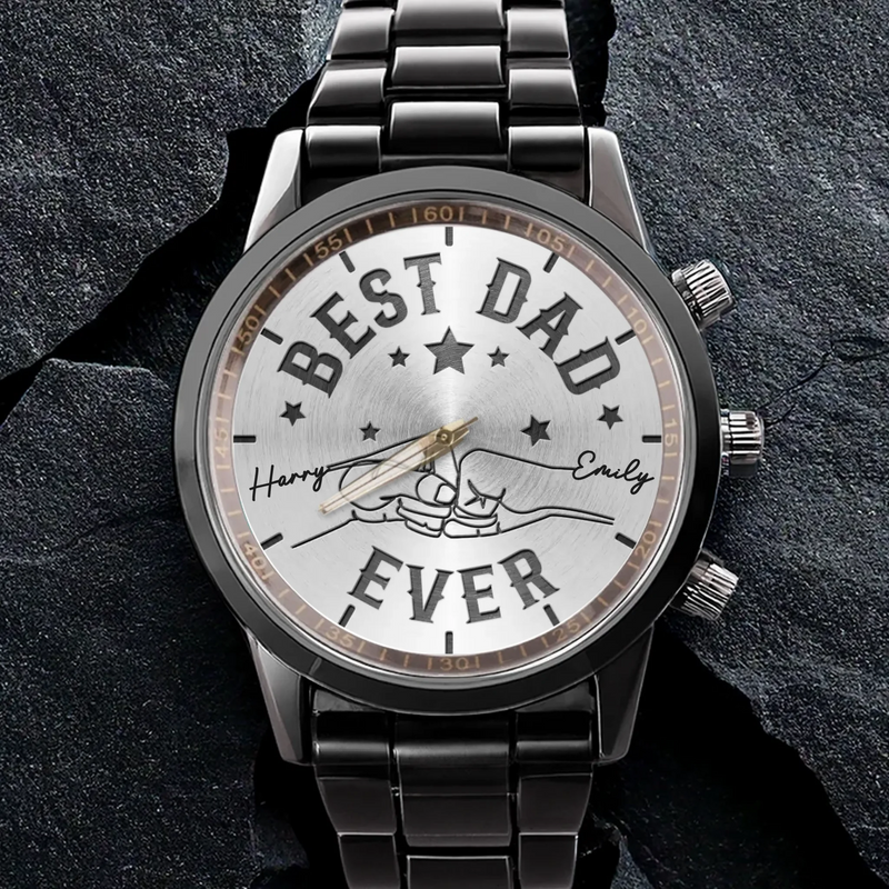 A Legacy Of Love And Time - Family Personalized Custom Men's Watch - Father's Day, Gift For Dad, Grandpa