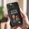 Where Paws Go, Love Follows - Dog Personalized Custom Leather Flip Wallet Phone Case - Gift For Pet Owners, Pet Lovers