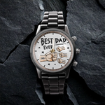 Custom Name Best Dad Gifts - Personalized Men's Watch