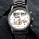 Custom Name Best Dad Gifts - Personalized Men's Watch