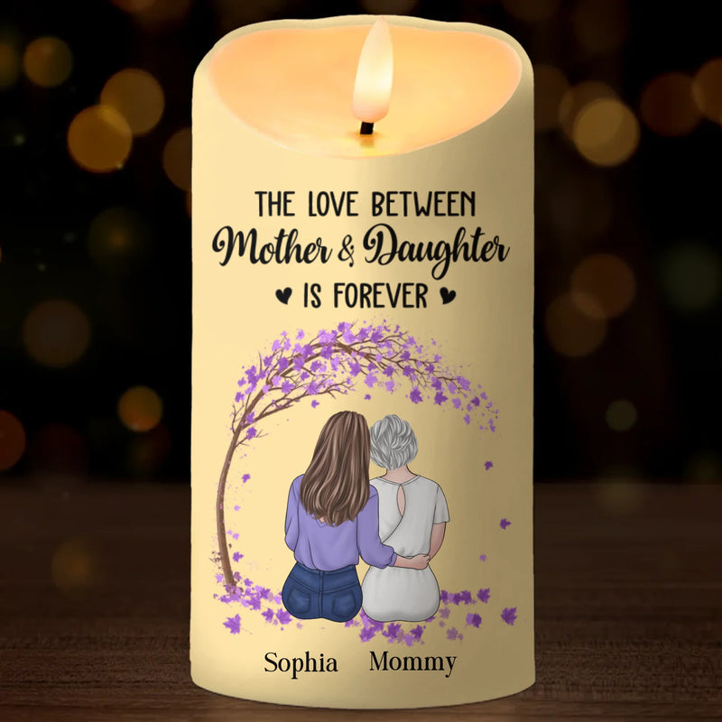 A Mother’s Love Shines - Family Personalized Custom LED Candle - Mother's Day, Gift For Mom, Grandma