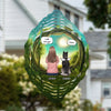 You Will Forever Be My Guardian - Memorial Personalized Custom Wind Spinner - Sympathy Gift For Pet Owners, Pet Lovers