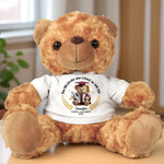 Educated, Empowered, Excelling - Family Personalized Custom Teddy Bear Plush - Graduation Gift For Family Members, Siblings, Brothers, Sisters