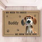 Our Pawsome Greeters Are Always On Duty - Dog Personalized Custom Home Decor Decorative Mat - House Warming Gift For Pet Owners, Pet Lovers