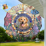 Custom Photo I'm Always With You - Memorial Personalized Custom Wind Spinner - Sympathy Gift For Pet Owners, Pet Lovers