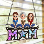 Custom Name Family Gifts - Personalized Suncatcher Ornament