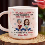 My Greatest Treasure Is You - Family Personalized Custom Marble Mug - Mother's Day, Gift For Mom, Grandma