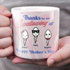 We Are Your Greatest Miracle - Family Personalized Custom Marble Mug - Mother's Day, Gift For Mom, Grandma
