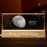 The Days Your Heart Grew Bigger - Family  Personalized Custom Acrylic Block 3D LED Night Light - Mother's Day, Gift For Mom