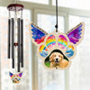 Custom Photo Forever Part Of My Heart - Memorial Personalized Custom Wind Chime Suncatcher - Sympathy Gift For Pet Owners, Pet Lovers