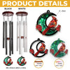When Cardinals Appear, Angels Are Near - Memorial Personalized Custom Wind Chime Suncatcher - Sympathy Gift For Family Members
