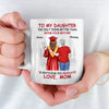 Celebrating Your Success - Family Personalized Custom Mug - Graduation Gift For Daughter