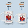 So Proud, So Blessed - Family Personalized Custom Mug - Graduation Gift For Daughter