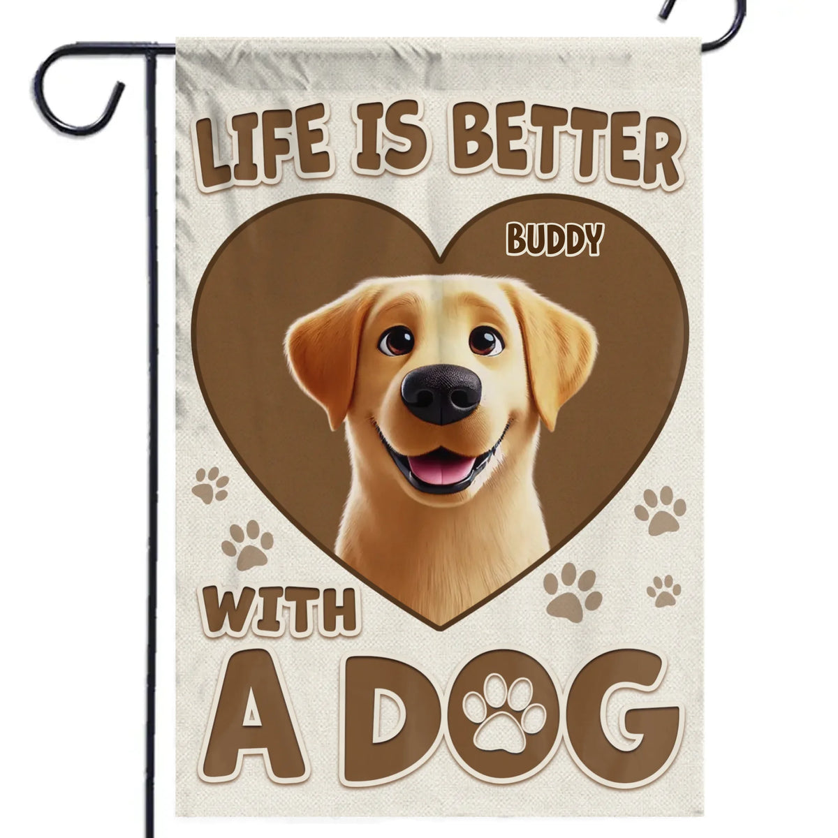 Dogs Make The Best Companions - Dog Personalized Custom Flag - Gift For Pet Owners, Pet Lovers