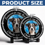 Custom Pet Photo Memorial Dog Gifts - Personalized Stone With Stand
