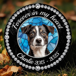 Custom Pet Photo Memorial Dog Gifts - Personalized Stone With Stand