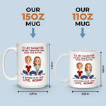 Custom Name Mother Daughter Gifts - Personalized Mugs