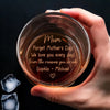 We Love You Everyday - Family Personalized Custom Whiskey Glass - Mother's Day, Gift For Mom, Grandma