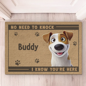 Paws Before People In This Happy Home - Dog & Cat Personalized Custom Home Decor Decorative Mat - New Arrival, House Warming Gift For Pet Owners, Pet Lovers
