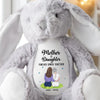 A Bond That Time Can’t Break - Family Personalized Custom Easter Bunny Plush - Mother's Day, Gift For Mom, Daughter