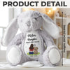 A Bond That Time Can’t Break - Family Personalized Custom Easter Bunny Plush - Mother's Day, Gift For Mom, Daughter