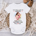 Mom, You're My Everything - Family Personalized Custom Baby Onesie - Mother's Day, Baby Shower Gift, Gift For New Moms