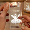 Custom Photo In Spirit, I’m Always Near - Memorial Personalized Custom 3D Crystal Photo Laser Engraved, Crystal Candle Holder - Sympathy Gift For Pet Owners, Pet Lovers