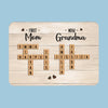 First Mom Now Grandma - Family Personalized Custom Full-print Purse Mirror - Mother's Day, Gift For Mom, Grandma