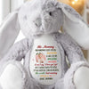 Custom Photo Hi Mommy, You’re Already The Best - Family Personalized Custom Easter Bunny Plush - Mother's Day, Baby Shower Gift, Gift For First Mom