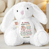 Custom Photo Hi Mommy, You’re Already The Best - Family Personalized Custom Easter Bunny Plush - Mother's Day, Baby Shower Gift, Gift For First Mom