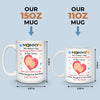 Mommy, You’re My First Home - Family Personalized Custom Mug - Mother's Day, Baby Shower Gift, Gift For First Mom, Newborn Baby