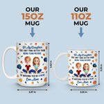 Custom Mother Daughter Gifts for New Moms - Personalized Mug