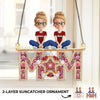 Our Shining Star - Family Personalized Window Hanging Suncatcher Ornament - Mother's Day, Gift For Mom, Grandma