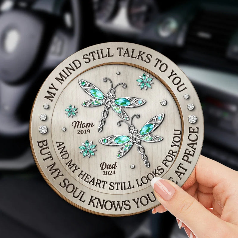 In Loving Remembrance - New Arrival, Memorial Personalized Custom Car Visor Clip - Sympathy Gift For Family Members AMZ