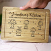 Happiness Is Homemade - Family Personalized Custom Engraved Wooden Cutting Board - Mother's Day, Gift For Mom, Grandma